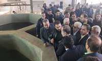 بازدید وزیر جهاد کشاورزی از مجتمع ماهیان خاویاری سبزوار 