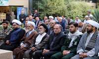 کارکنان وزارت جهادکشاورزی در بزرگداشت شهادت جانسوز سید حسن نصرالله در مراسم «آغاز نصرالله» با حضور وزیر جهادکشاورزی، نماینده ولی‌فقیه در وزارت جهادکشاورزی و مسئولان در محوطه وزارت جهادکشاورزی فریاد حمایت از مقاومت سر دادند.
