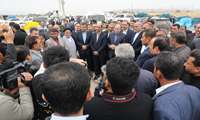 سفر هیت دولت به استان بوشهر بازدید وزیر جهاد کشاورزی از طرح های بخش کشاورزی 