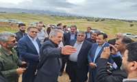 بازدید معاون آب و خاک وزیر جهاد کشاورزی از پروژه های آب و خاک سرپل ذهاب