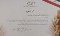 کسب رتبه برتر در حوزه طرح و برنامه ریزی ارتباطی در سطح وزارت جهاد کشاورزی