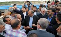 بازدید وزیر جهاد کشاورزی از  پروژه آبیاری تحت فشار در استان گلستان