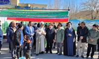 همزمان با جشن ملی یوم الله 22 بهمن ایستگاه صلواتی شهدای سنگر ساز بی سنگر سازمان جهاد کشاورزی استان