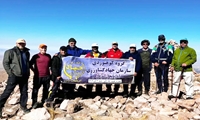 صعود گروه کوهنوردی سازمان جهادکشاورزی آذربایجان شرقی به قله قاف با ارتفاع 2538 متر در آذرشهر