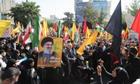اجتماع بزرگ اهالی خیابان طالقانی در راستای اعلام انزجار از جنایتهای رژیم اشغالگر صهیونیستی