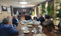 نشست مشترک استاندار و رئیس سازمان جهادکشاورزی استان لرستان با سلامی مدیر عامل شرکت پشتیبانی اموردام کشور 