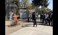 برگزاری مانور حفاظت از مقر در محل سازمان جهاد کشاورزی استان کرمان