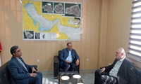 دیدار رئیس سازمان جهاد کشاورزی هرمزگان با فرماندار بندرلنگه/ بازدید از واحدهای دامپروری و صنایع شیلاتی شهرستان