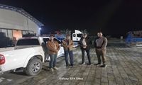 بازدید میدانی فرماندار و مدیر جهاد کشاورزی حاجی‌آباد از سایت گلخانه‌ها و روستای علی‌آباد