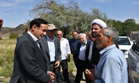 بازدید معاون  آب و خاک وزارت جهادکشاورزی از پروژه‌های آب و خاک شهرستان بناب با هدف مدیریت بحران کم‌آبی
