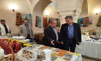 نمایش توانمندی‌های تولیدکنندگان اسکو در نمایشگاه مشاغل خانگی حمام تاریخی میلان