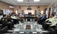 دیدار رئیس سازمان جهاد کشاورزی کردستان با فرمانده انتظامی استان
