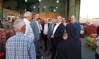 بازدید نظارتی استاندار و رئیس سازمان جهادکشاورزی خراسان جنوبی از میدان میوه و تره‌بار