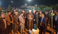  پویش نهال_امید همراه با یاد شهدا برای  طبیعت و پوشش سبز همراه با توزیع۱۰۰۰ نهال مثمر در  میدان علیخانی