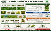 مدیریت کرم برگخوار پاییزه 