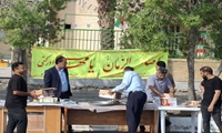 برپایی ایستگاه صلواتی و جشن نیمه شعبان در جهاد کشاورزی شهرستان رودان