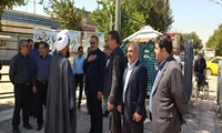 حضور رئیس سازمان امور عشایر در آیین وداع با رهبر شهید امت در شیراز 