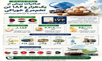 صادرات بیش از ۱۱۸۶ تن تخم مرغ خوراکی از استان قزوین