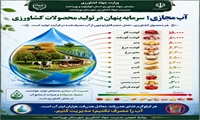 آب مجازی؛ سرمایه پنهان در تولید محصولات کشاورزی