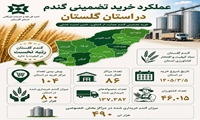خرید تضمینی گندم در استان گلستان از مرز  ۸۰۰  هزار تُن گذشت