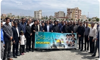 حضور گسترده و یکپارچه همکاران خانواده بزرگ سازمان جهاد کشاورزی جنوب کرمان در راهپیمایی باشکوه روز جهانی قدس