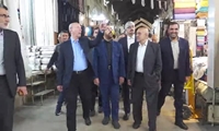 مصاحبه خبری بازدید استاندار فارس و رئیس سازمان جهاد کشاورزی استان از بازار شیراز