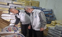بازدید مدیرکل دامپزشکی فارس از سردخانه‌های نگهداری فرآورده‌های خام دامی 