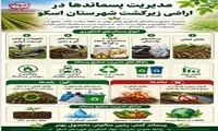 مدیریت پسماند در اراضی زیر کشت شهرستان اسکو