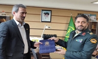 دیدار فرمانده نیروی انتظامی استان کرمانشاه با رییس سازمان جهاد کشاورزی