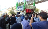 حضورکارکنان سازمان جهاد کشاورزی در مراسم استقبال پیکرپاک شهید