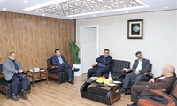 جلسه مدیرعامل شرکت مادرتخصصی . رئیس سازمان جهاد کشاورزی استان کردستان