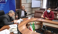 دیدار اعضای شورا و نمایندگان روستای روح آباد الموت غربی با رییس سازمان جهاد کشاورزی استان قزوین
