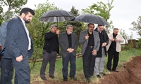 بازدید رییس سازمان جهاد کشاورزی استان قزوین و نماینده مجلس از نهالستان سبحان