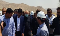 بازدید رئیس مجلس و مجمع نمایندگان استان بوشهر از سد دالکی