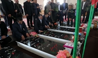 تجدید میثاق وزیر جهاد کشاورزی با شهدای شهرستان خلخال