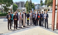 گلباران مزار مطهرشهدا به مناسبت گرامیداشت هفته جهاد کشاورزی