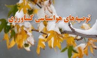 ضرورت توجه کشاورزان به توصیه ها با توجه به نفوذ سامانه بارشی در استان