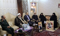 دیدار استاندار آذربایجان شرقی با خانواده جهادگرشهید مدافع امنیت، حسین اوجاقی