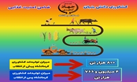آمار مقایسه ای تولیدات کشاورزی استان کرمانشاه پیش و پس از انقلاب