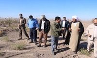 بازدید از قنوات آسیب دیده شهرستان رفسنجان