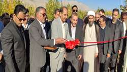 افتتاح فاز اول بزرگترین باغ سایبان کشور توسط استاندار کرمانشاه
