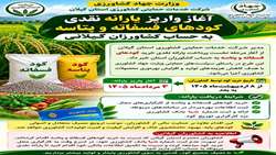 واریز یارانه نقدی کودهای فسفاته و پتاسه به حساب کشاورزان گیلانی