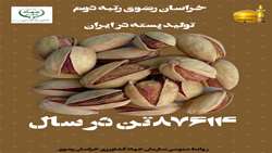 اینفوگرافی افتخارات کشاورزی استان خراسان رضوی.
