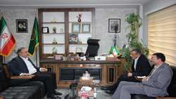 دیدار مدیرکل بنیاد شهید استان با رئیس سازمان جهاد کشاورزی البرز