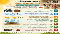  توصیه‌های فنی برای مرغداری‌ها در روزهای گرم قم