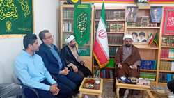 دیدار مدیر جهاد کشاورزی شهرستان خرم دره و کارکنان این مدیریت با امام جمعه