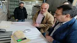 گشت نظارتی بر عملکرد نانوایی‌های سطح شهر الوند