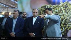  بازدید وزیر جهاد کشاورزی از بیست و پنجمین  نمایشگاه بین‌المللی دام و طیور و آبزیان و صنایع وابسته 
