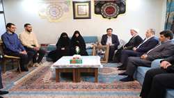 دیدار وزیر جهاد کشاورزی با خانواده شهیدان ساعدی و حجتی نجف‌آبادی