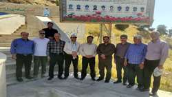 بازدید بسیجیان سازمان جهادکشاورزی استان آذربایجان شرقی از مناطق جنگی شمال غرب کشور
